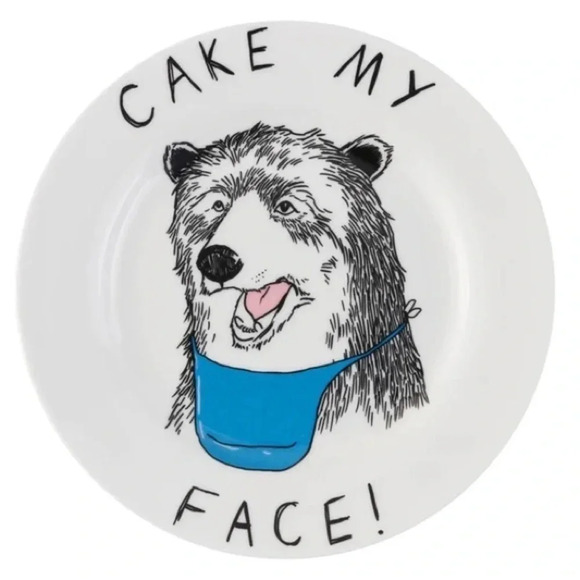 Jimbobart Cake My Face! Side Plate - Picture 1 of 6